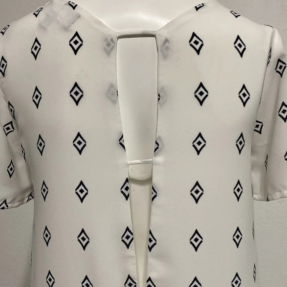 Lulus Caribbean Seas Retro Navy Blue & White Indie Sleaze Shift Dress Size XS - Picture 6 of 8